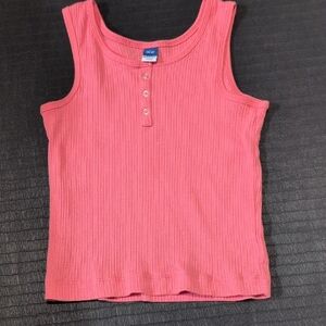 Pink Sleeveless Kids Top